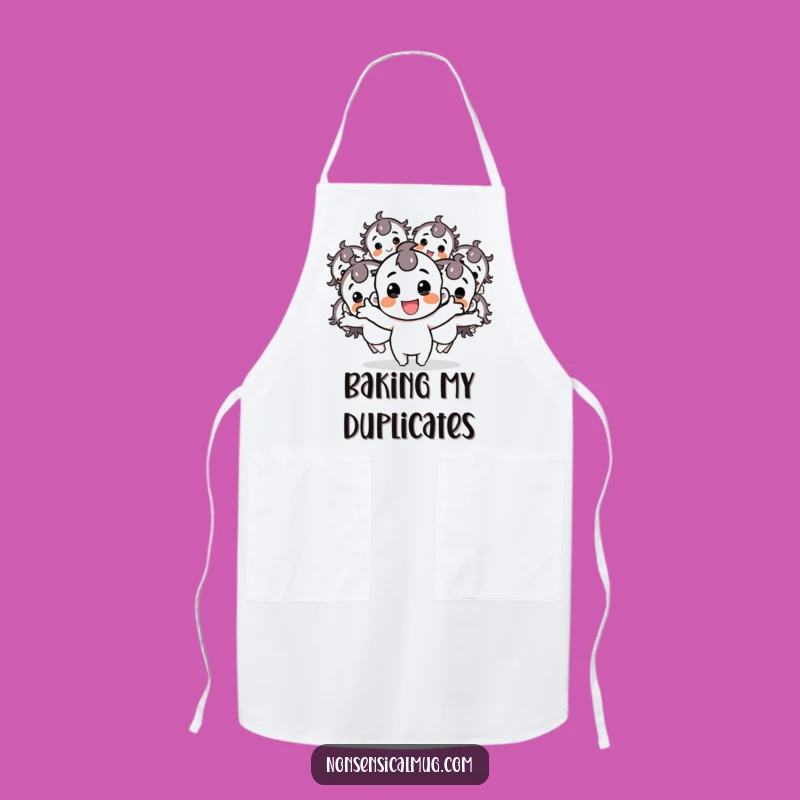 Funny Happy Character Apron: Cook with Multiplied Joy in This Hilarious Design