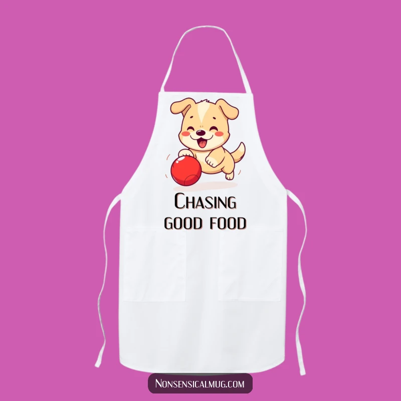 Funny Kawaii Dog Apron: Cook with Playful Paws and Energetic Style