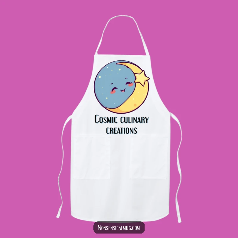 Funny Moon Winks Apron: Cook Under the Stars, a Hilarious and Funny Gift