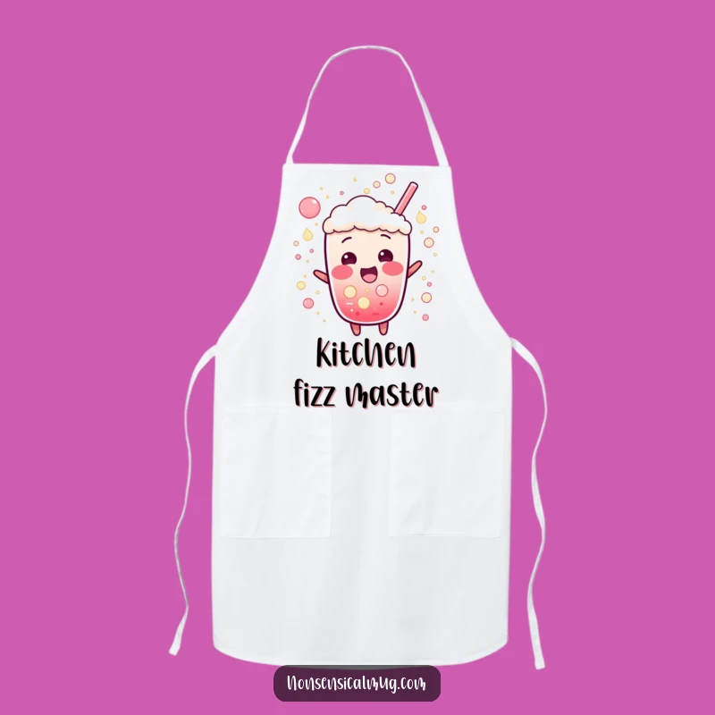 Funny Bubbly Soda Apron: Exciting Kitchen Fizz Gift