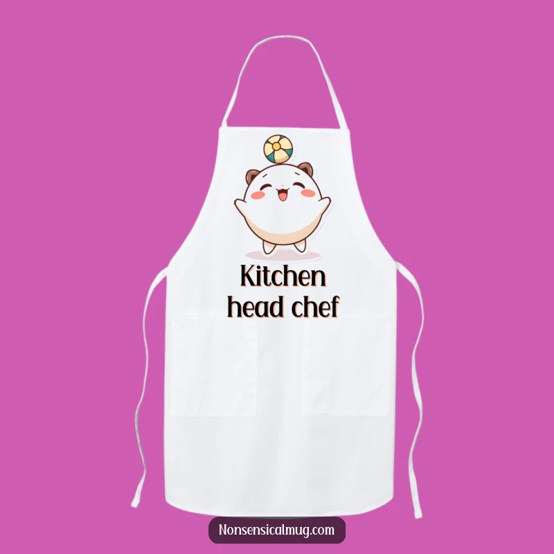 Funny Playtime Apron: Happy Character's Head Bounce Fun!