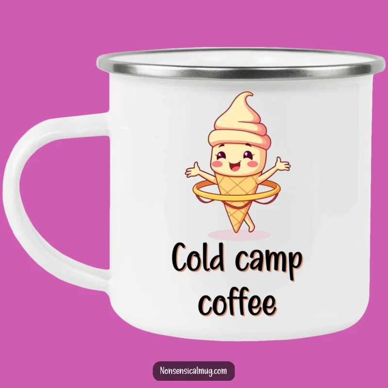 Adventure Ice Cream Cone Funny Hula Hoop Mug - Outdoor Cool Gift