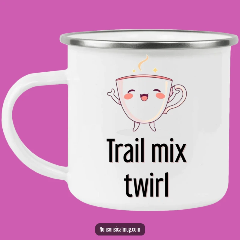 Funny Dancing Teacup Camping Mug: Adventure and Merriment, a Hilarious and Funny Gift