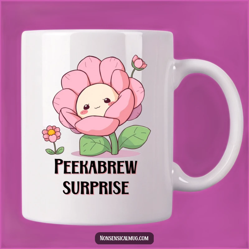 Funny Blob Peeking Mug: A Curious and Funny Gift for Whimsical Amigos