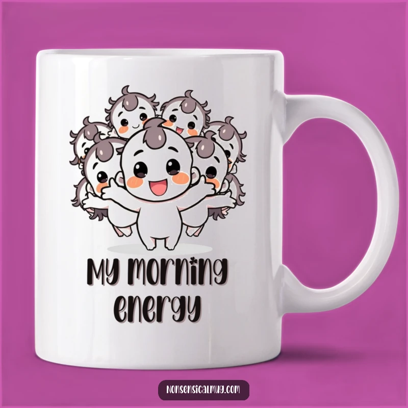 Funny Happy Character Multiplier Mug: The Ultimate Funny Gift for Energetic Souls
