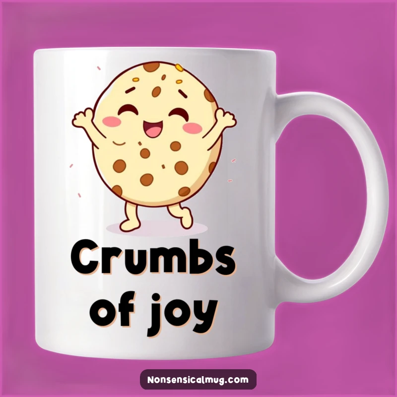 Happy Cookie Dance Funny Mug - Sweet Sprinkle Celebration Gift