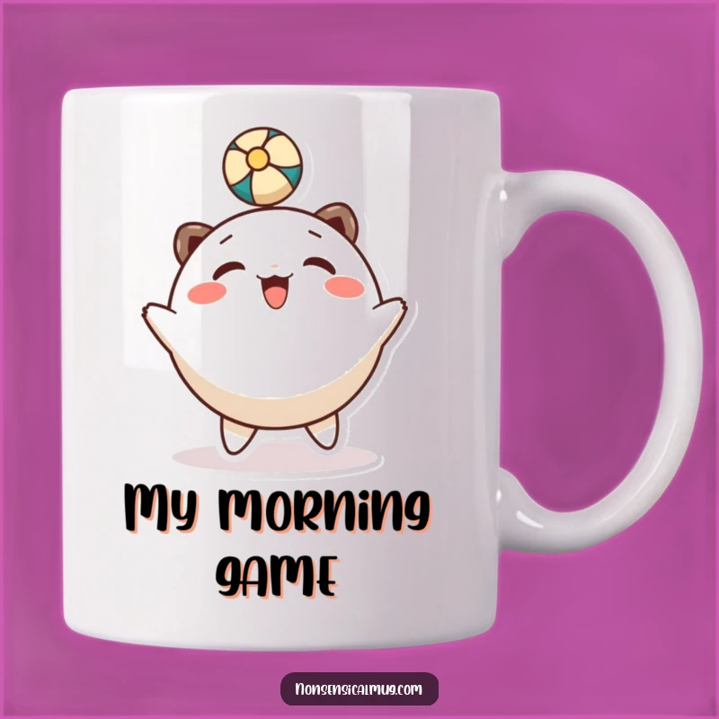 Funny Head Bounce Mug: Happy Character's Playtime Fun, Perfect Gift!