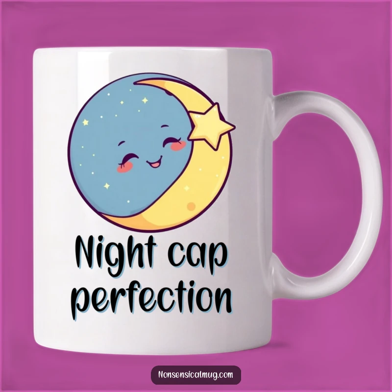 Funny Moon & Star Mug: A Playful and Funny Gift for Celestial Charm Lovers