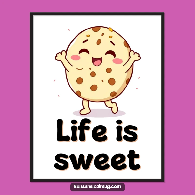 Funny Cookie Dance Digital Art - Instant Sweet Decor Gift