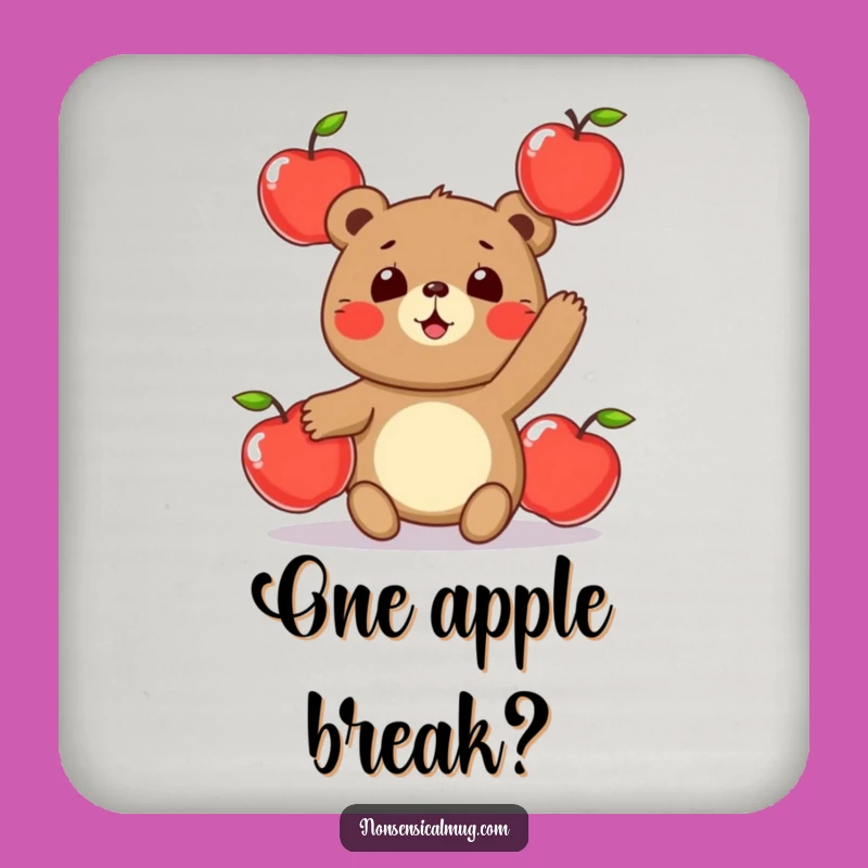 Funny Juggling Bear Drink Coaster: Protect Surfaces with This Hilarious Accessory