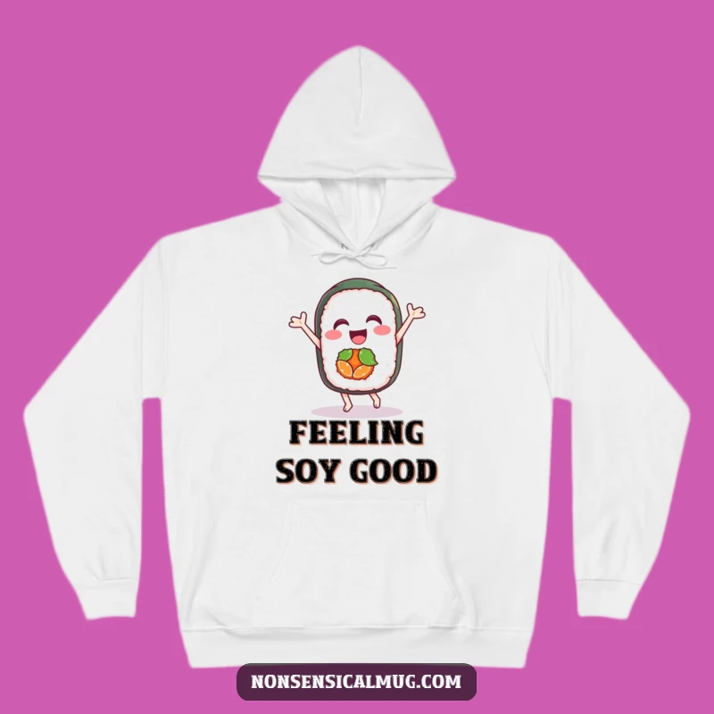Funny Sushi Dance Hoodie: Cozy Foodie Fun, Awesome Funny Gift for Sushi Lovers