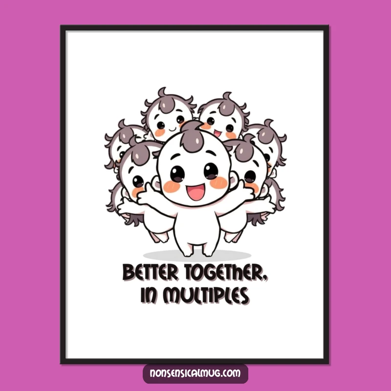 Free Printable Wall Art: Funny Bouncing Character Copies, Hilarious Downloadable Decor for Energetic Spaces