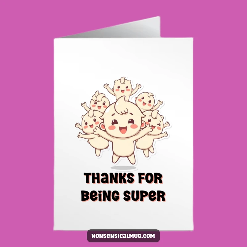 Free Printable Thank You Card: Bouncing Copies Funny Downloadable Gift