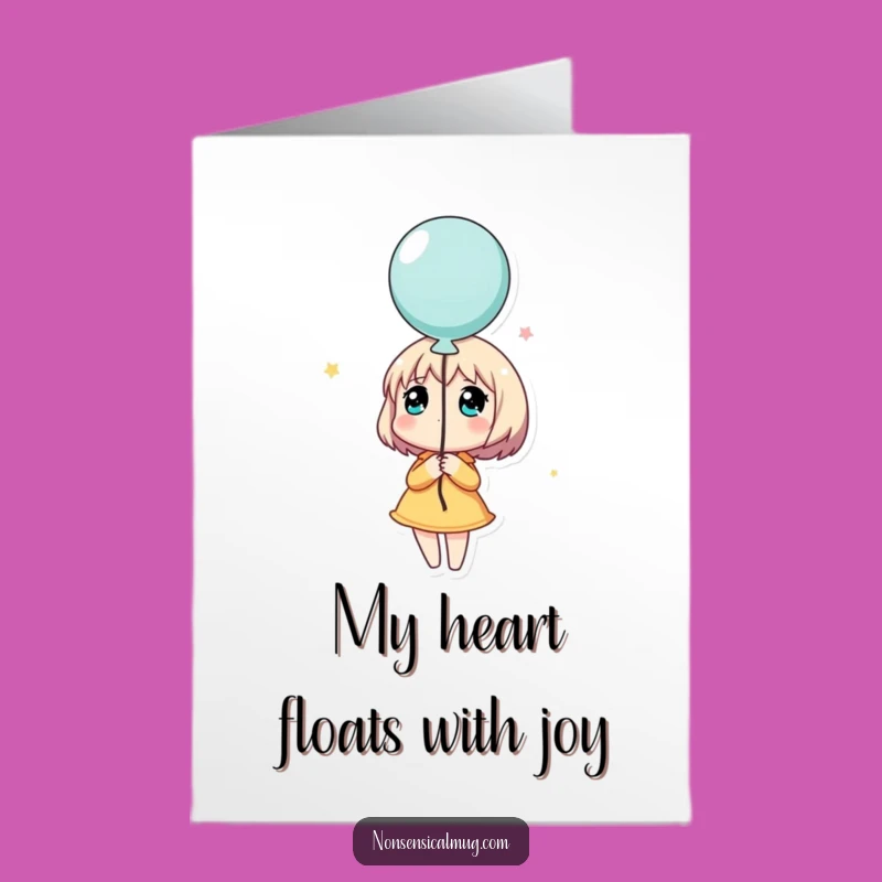 Free Printable Dreamy Balloon Thank You Card - Gentle Downloadable Gratitude!
