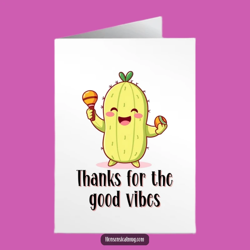 Free Printable Thank You Card: Cactus Fiesta Dance Digital Download!