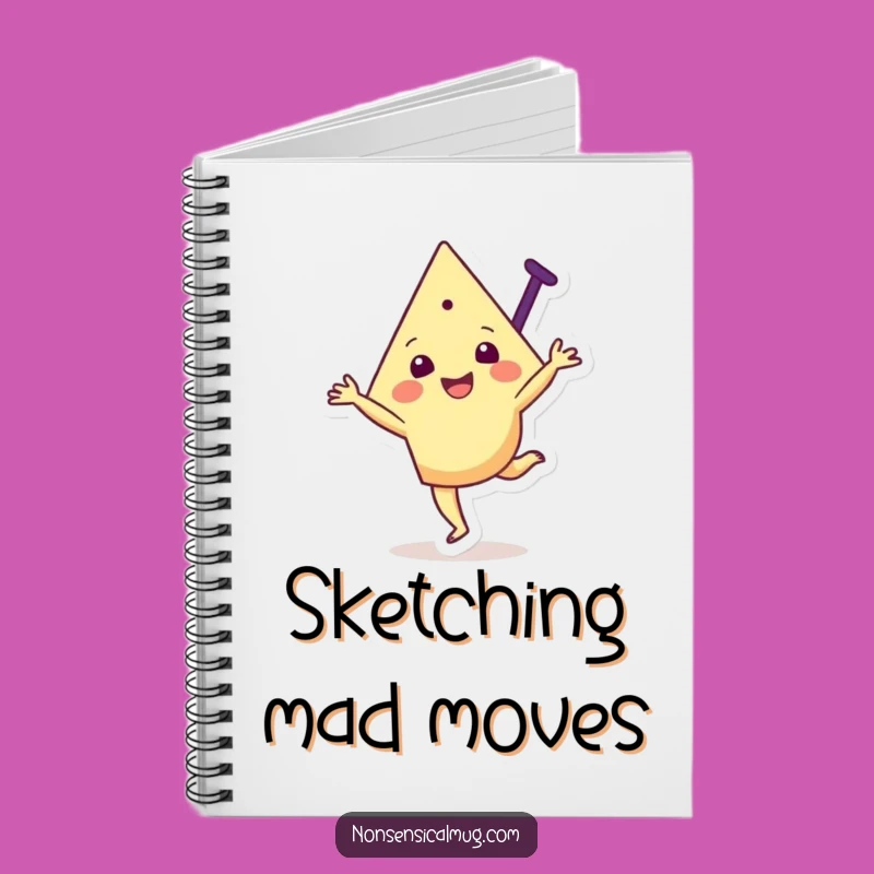 Funny Triangle Cartwheel Notebook: Joyful Journal, Geometric Ideas, Perfect Gift