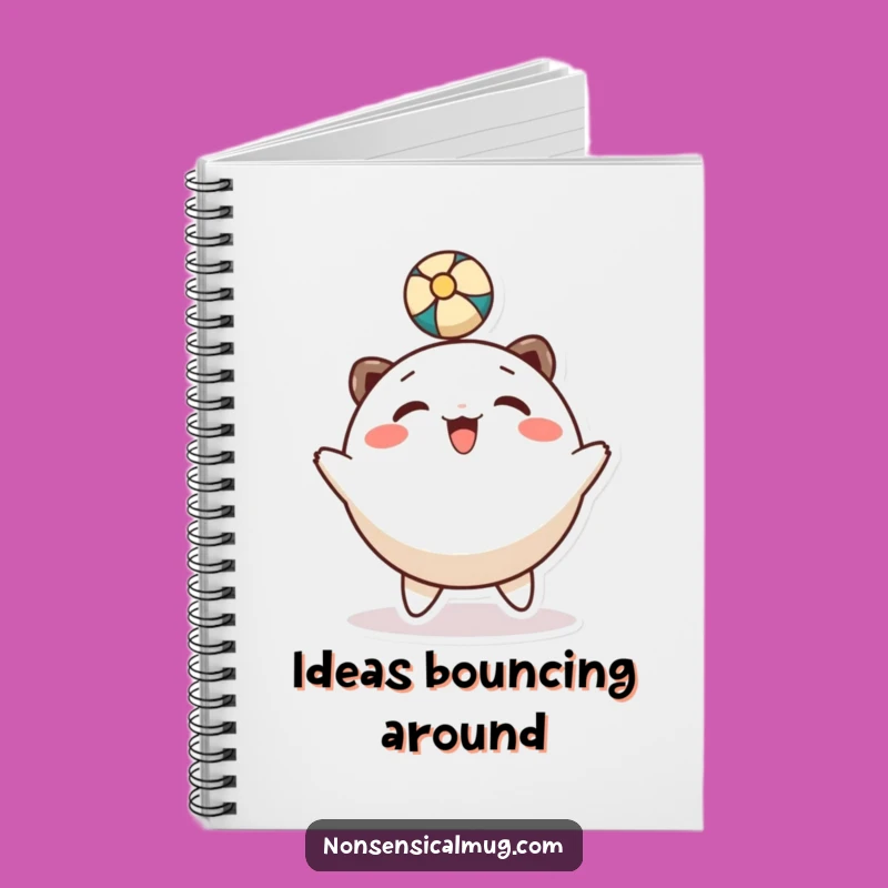 Funny Head Bounce Journal: Capture Ideas with Playful Character!