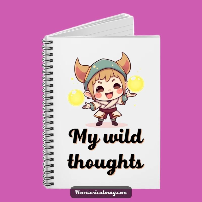 Funny Mischievous Character Notebook: Jot Down Secrets with This Hilarious Orb Juggling Journal