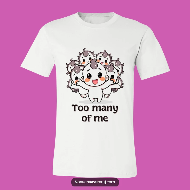 Funny Happy Character T-Shirt: Bounce into Fun with This Hilarious Multiplier Tee