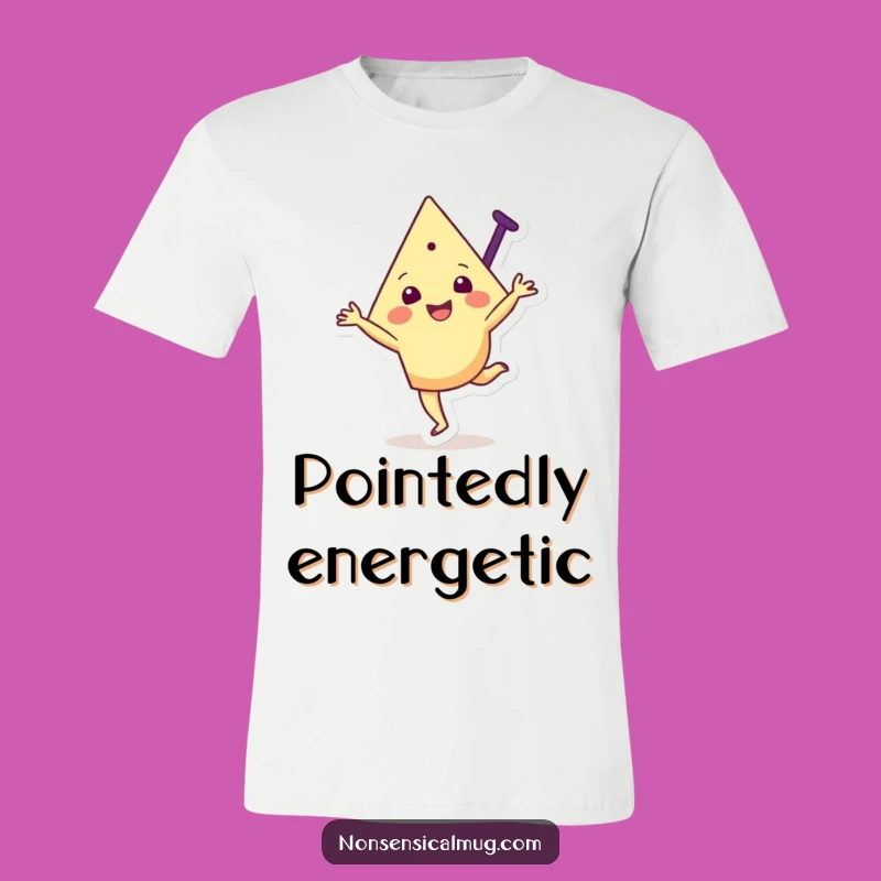 Funny Triangle Cartwheel T-Shirt: Joyful Character Tee, Active Humor, Great Gift