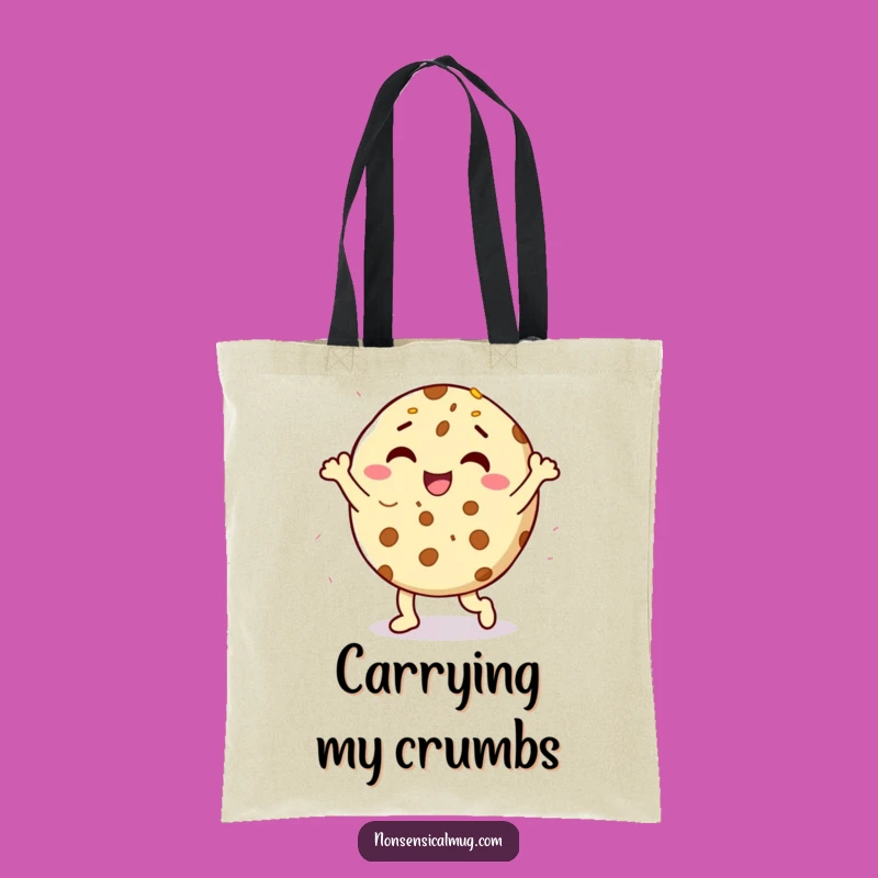 Funny Cookie Dance Tote Bag - Sprinkle Celebration Accessory Gift