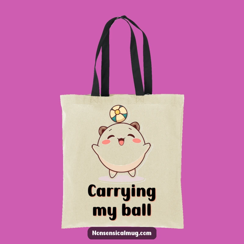 Funny Head Bounce Tote: Carry Your Playful Spirit, Perfect Gift!